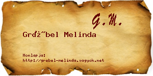 Grébel Melinda névjegykártya